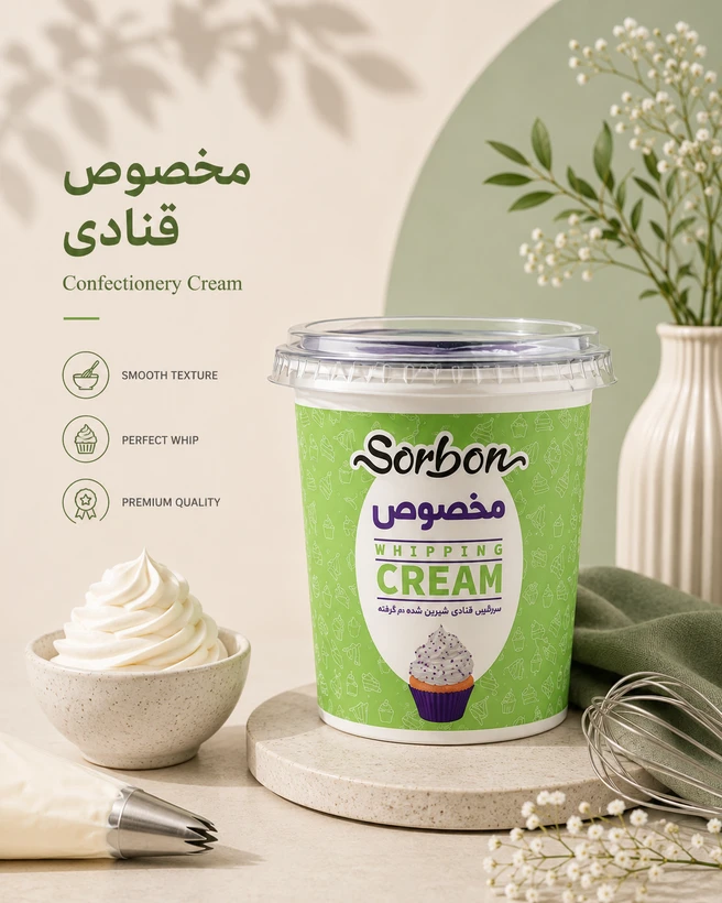 خامه مخصوص ۹۰۰گرمی