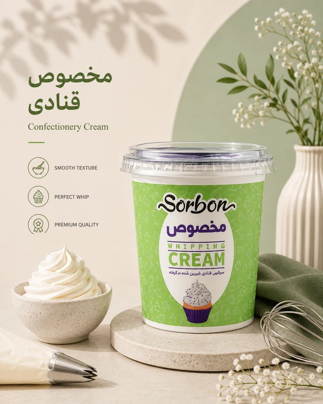 خامه مخصوص ۹۰۰گرمی